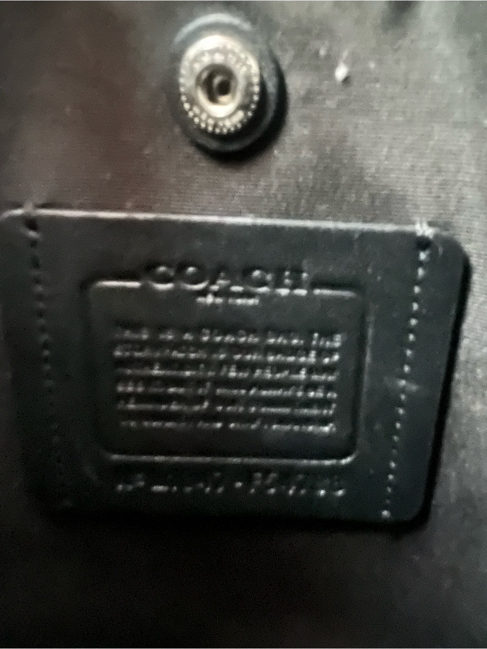 CoachWorld Black Signature Crossbody Bag - Picture 3 of 7